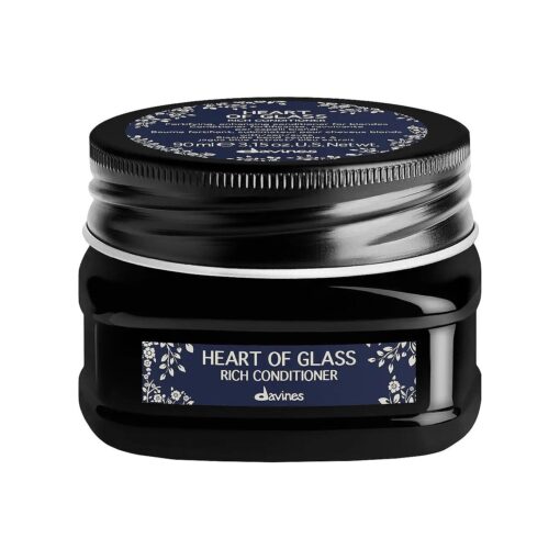 Davines Heart Of Glass Rich Conditioner For Blonde Care, Intense Nourishment And Fortifying Action For Natural And Cosmetically Treated Hair