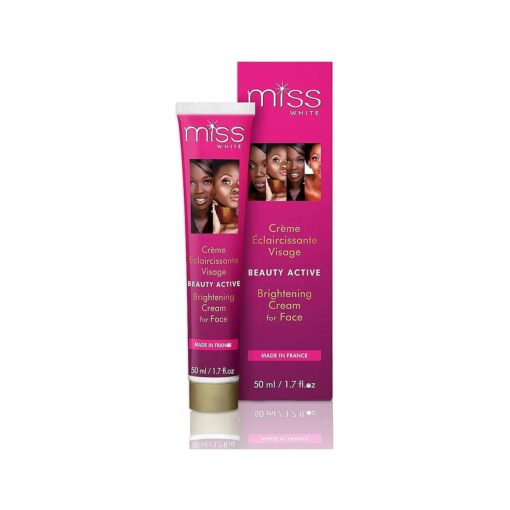 FAIR & WHITE Miss White, Skin Brightening Cream for Face - 1.7 fl oz / 50 ml - Beauty Active Cream for Age Spots, Wrinkles & Brown Spots