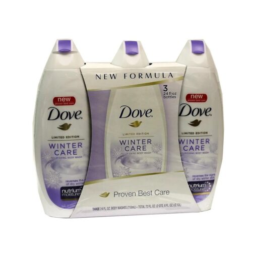 DOVE Winter Care Nourishing Body Wash 24-Ounce - 3-Pack