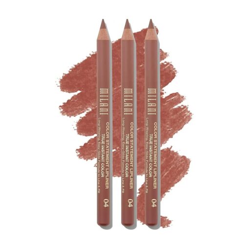 Milani Color Statement Lipliner - All Natural ( 0.04 Ounce ) - 3 Pack of Cruelty Free Lip Liners to Define, Shape and Fill Lips