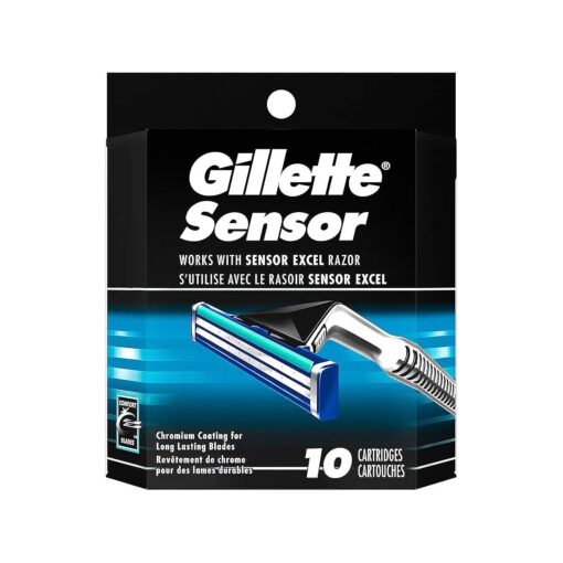 Gillette Sensor Men 's Razor Blades - 10 Refills