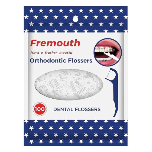 Upgraded Orthodontic Flossers for Braces - Ortho Dental Floss Picks, 100 Count ( Pack of 1 )