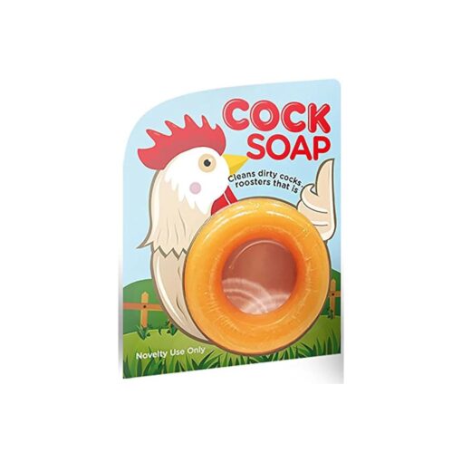 Deluxe Coc Soap - Clean 's Dirty Cocs - Roosters that Is - Soap with a Cause - White Elephant Exchange