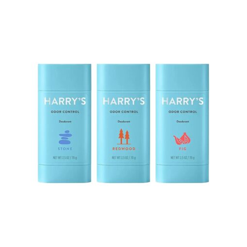 Harry 's Men 's Deodorant - Odor Control Deodorant - Aluminum-Free - Variety - Stone, Fig, Redwood ( 2.5 Ounce ( Pack of 3 )