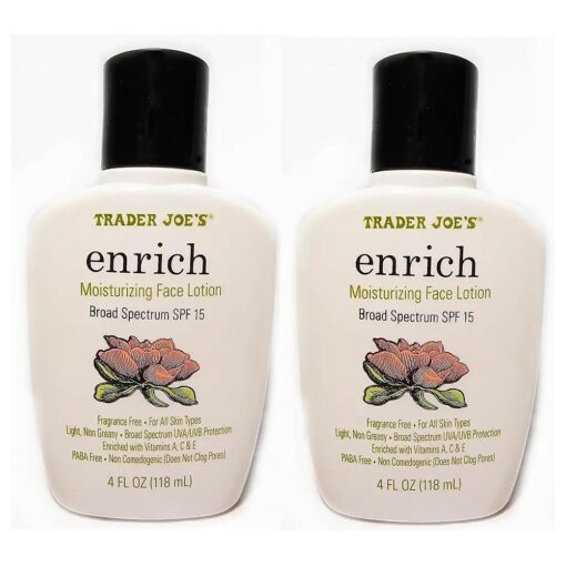 Trader Joe 's Enrich Moisturizing Face Lotion Pack of 2