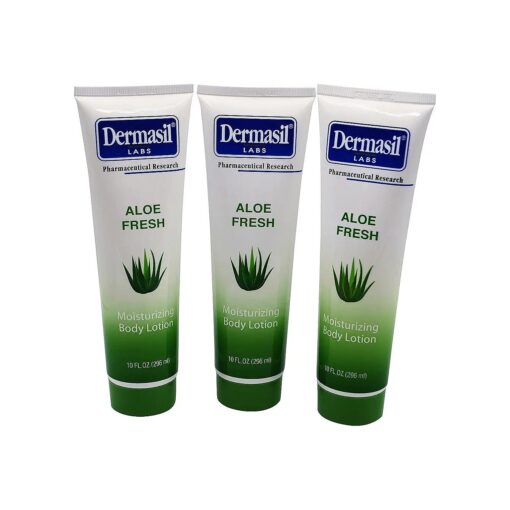 Dermasil Aloe Fresh Moisturizing Body Lotion, 10-oz, Tubes PACK OF 3