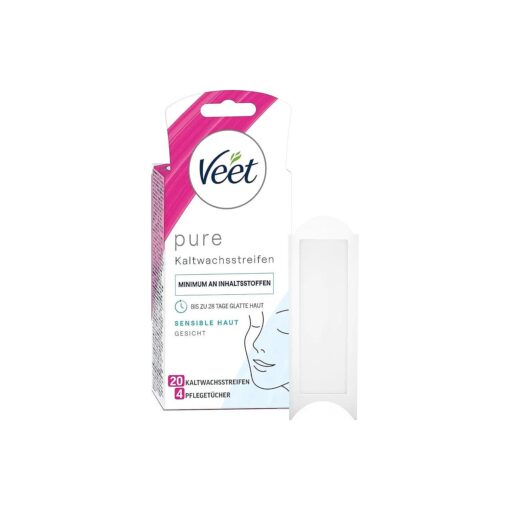 Veet Face Ready to Use Wax Strips for Sensitive Skin Wax Strips