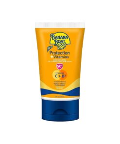 Protection + Vitamins Sunscreen Lotion SPF 50, 4.5 oz - Nourishing, Moisturizing, Vitamin C, Niacinamide, Water Resistant, Dermatologist Tested