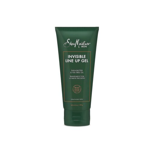 SheaMoisture Men Invisible Line Up Shave Gel For Smooth Skin Dermatologist-Tested Skin Care Proven to Prevent Razor Bumps When Using Our System 6 oz