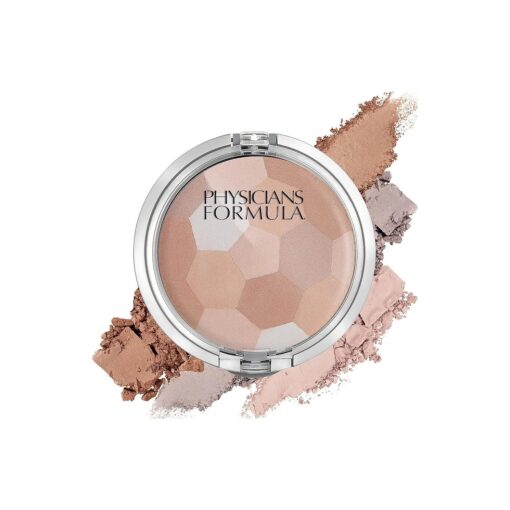 Physicians Formula Setting Powder Palette Multi-Colored Pressed Finishing Powder Translucent, Natural Coverage, Dermatologist Tested, Clinicially Tested