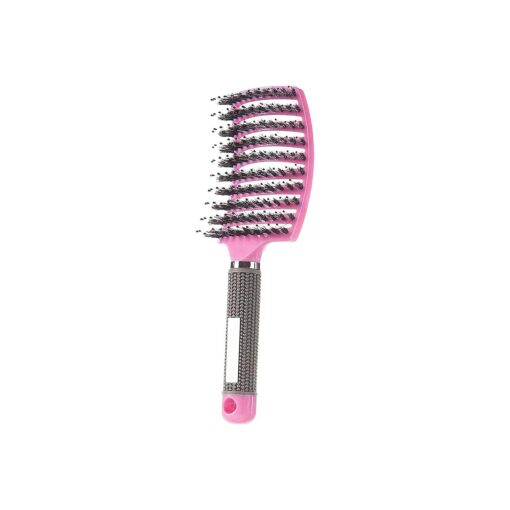 Hairstreaq Detangling Brush, Wet Dry Detangler Hair Brushes, Vented Detangling Brush, Fast Drying Styling Massage Hairbrush for Women & Kids ' Long, Thick, Thin, Curly & Tangled Hair ( Pink )