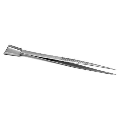 Diamond Tweezer with Scoop For Stones Bead Work Gemologist Tweezers Shovel End By JTS