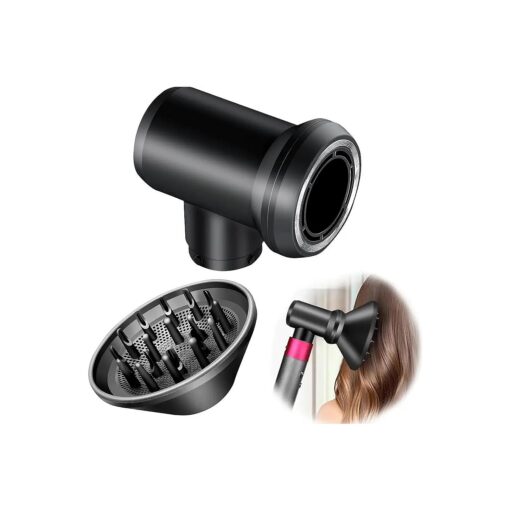 Diffuser and Adaptor for Dyson Airwrap Styler Into A Hair Dryer Combination