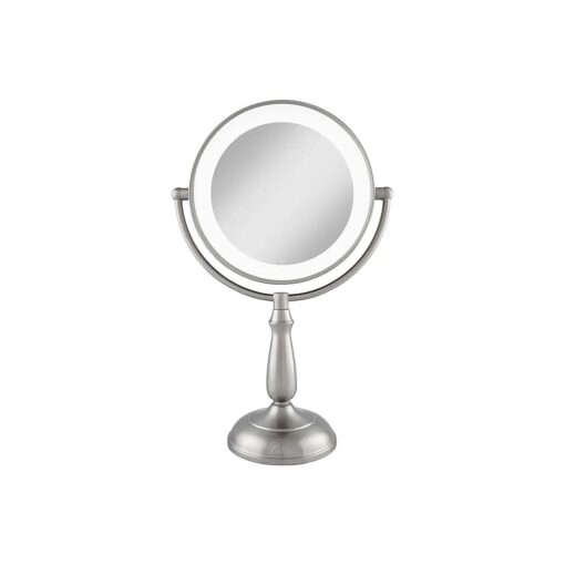 Zadro 11" Makeup Mirror with Lights and Magnification Dimmable Touch LED Lighted Makeup Mirror with Magnification