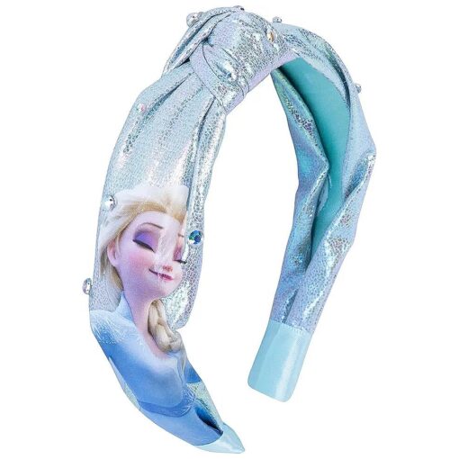 LUV HER Disney Frozen 2 Elsa Knot Headband with Diamond - Headbands For Girls - Hair Accessories For Her