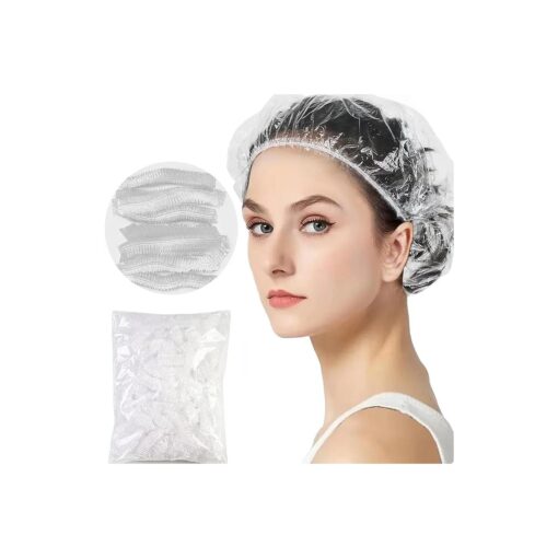 Waterproof Disposable Shower Caps for Women ( 50 Pieces )