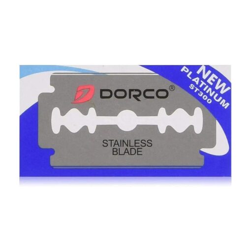 DORCO ST300 Platinum Razor Blades, 1 Box, 100 Blades .