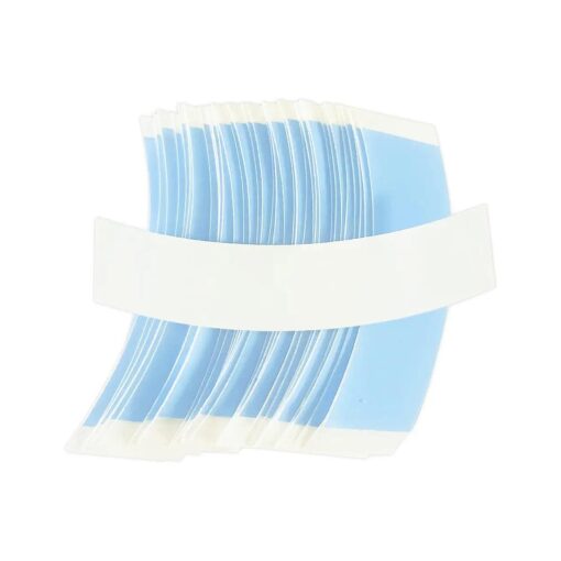 Lace Wig Tape Double Sided Strong Adhesive Wig Tape for Lace Wigs Hairpiece Hair Extensions 36pcs Blue Lace Front Tape for Wigs