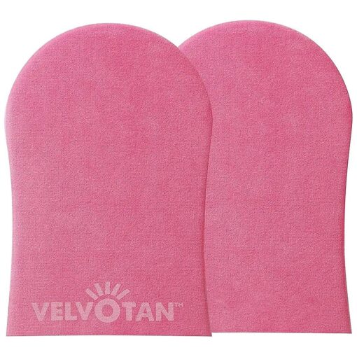 Original Double Sided Tanning Mitt - Pink - Self Tanning Applicator for Stain-Free Hands, Washable & Reusable, Use with Any Fake Tan