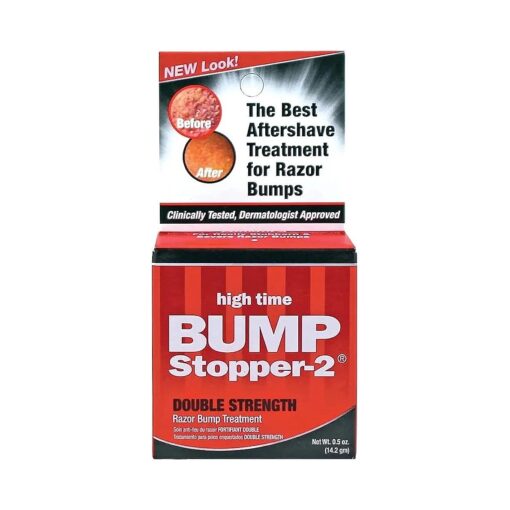 High Time Bump Stopper 2 Double Strength Razor Bump Treatment 0.5 Oz