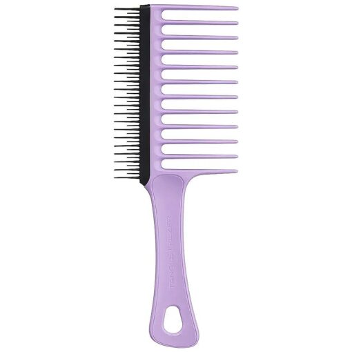 Tangle Teezer The Wide Tooth Comb for Curly Hair, Double-Sided Detangling Comb for All Hair Types, Wet and Dry Detangling, Lilac