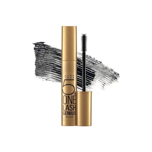 True Colour Lash Genius - 5 in 1 Mascara - Blackest Black by Avon