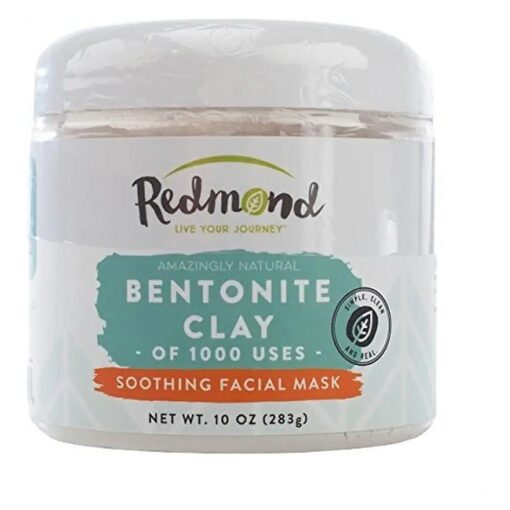 Redmond Clay - Bentonite Clay of 1000 Uses, Soothing Facial Mask, 10 Ounce ( 2 Pack )