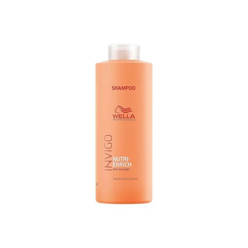 WELLA PROFESSIONALS Invigo Nutri-Enrich Shampoo, Professional Deep Nourishing Shampoo For Dry & Damaged Hair, 33.8 Fl oz