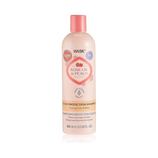 Hask Rose Oil & Peach ( SHAMPOO )