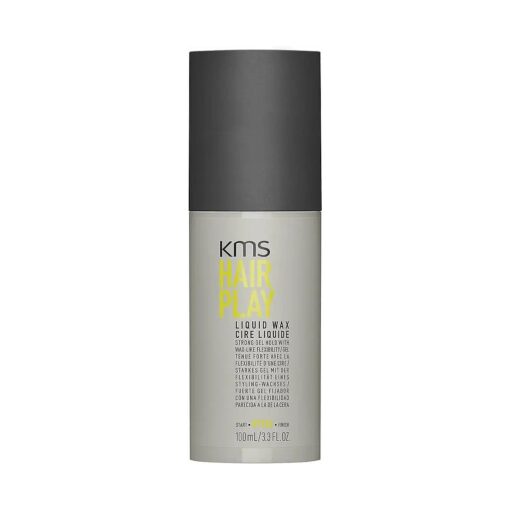 KMS HAIRPLAY Flexible Hold and Shine Liquid Wax Styler, 3.3 Fl Oz