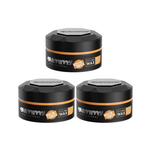 Gummy Fonex Professional Bright Max Hold Hair Styling Wax 150ml ( Pack of 3 )