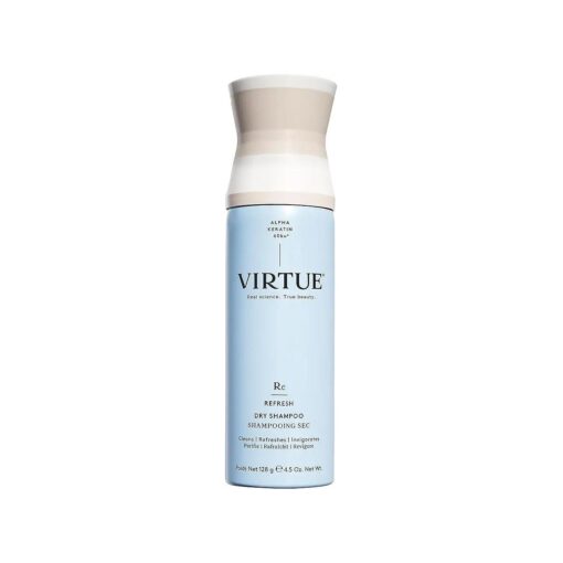 VIRTUE Dry Shampoo Spray for Oily Hair, Sulfate Free, Safe for All Hair Types, Color Safe