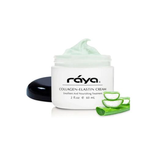 Raya Collagen-Elastin Cream ( 401 ) | Nourishing and Moisturizing Facial Treatment for Dry Skin | Helps Reduce Fine Lines and Wrinkles | Calms, Tones, Refines, and Firms