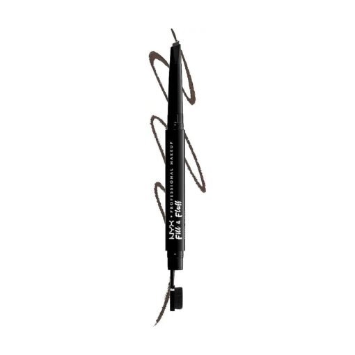 NYX PROFESSIONAL MAKEUP Fill & Fluff Eyebrow Pomade Pencil, Brunette