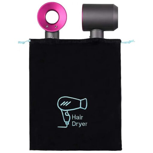 Hair Dryer Bag 11.8" x 14" Storage Organizer Bag For Hairdryer and All Hair Tools With Drawstring, Ideal for Travel, Gym, Hotel or Home Use ( One Pack )