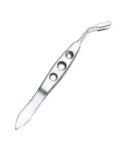 Meibomian Gland Expressor Professional Forceps Premium Stainless Steel Eyelid Massage Tweezers for Dry Eyes, High Precision Tweezer Tools - Rectangle Tip