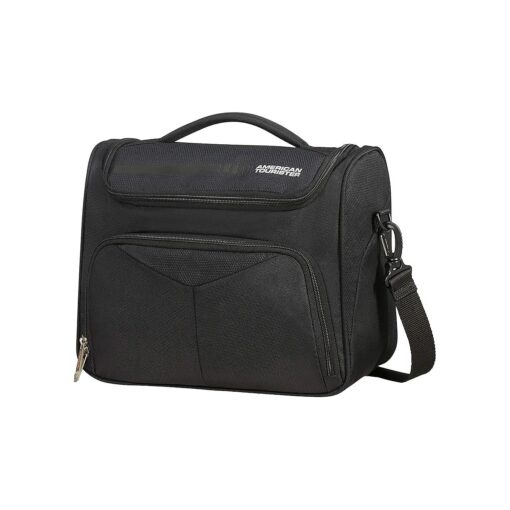 American Tourister Men Beauty Case, Black, 32 Centimeters