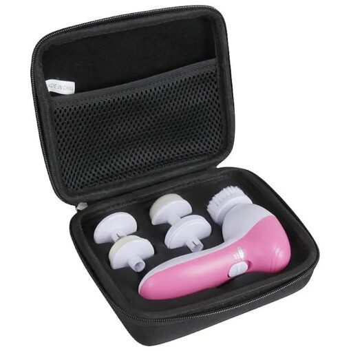 Hermitshell Hard Travel Case for VISOFO/U/A/CLSEVXY/PIXNOR/Gackoko/Xesscare Waterproof Facial Cleansing Brush and Massager ( Black )