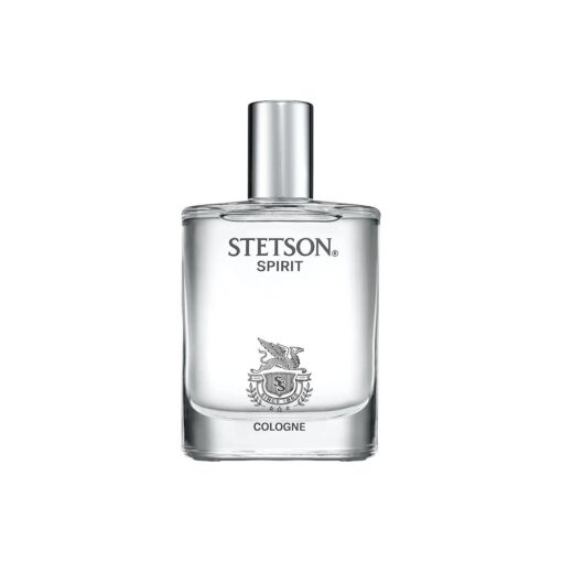 Stetson Spirit - Cologne Spray for Men - Woody, Earthy, and Casual Aroma with Fragrance Notes of Mandarin Leaf, Clary Sage, and Warm Amber- 1.7 Fl Oz