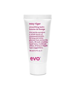 EVO Easy Tiger Smoothing Hair Balm - Hold Styling Balm for All Hair Types - Provides Hair Smoothing & Reduces Frizz