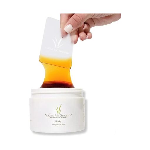 Sugar Me Smooth Body Sugar Wax - Gentle On Skin And Less Painful Hair Removal In A Simple System, No Strips, No Heat, Water Soluble All-Natural Solution For All Skin & Hair Types