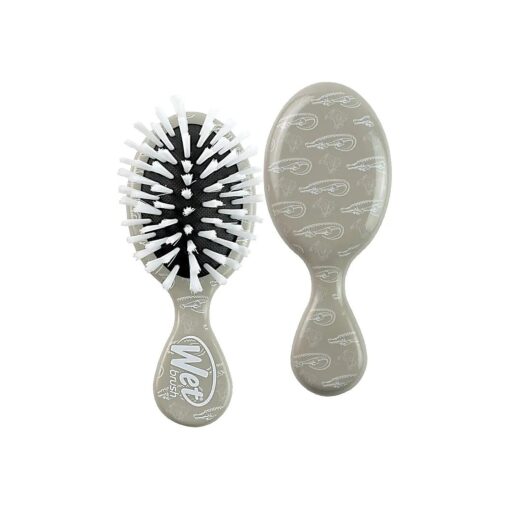 Wet Brush Hair Brush Detangler- Baby Brush Detangling Knots Snag-Free, Anti-Static Brush Intelliflex Bristles No Pain Split-Ends & Hair Breakage, Alligator Print, Ash, Standard