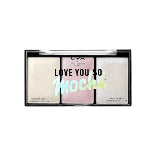 NYX PROFESSIONAL MAKEUP Love You so Mochi Highlighting Palette, Arcade Glam, 0.569 Ounce