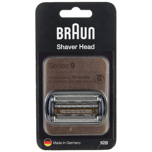 Braun 92B - Replacement and Replacement for Electric Shaver Compatible with Series 9 Shaving Machines, Black