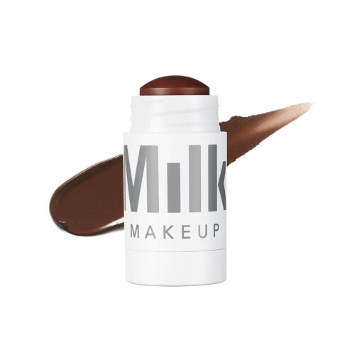 Milk Makeup Matte Bronzer, Blitzed ( Deep Bronze ) - 0.19 oz - Cream Bronzer Stick - Buildable, Blendable Color - Matte Finish - 1,000+ Swipes Per Stick - Vegan, Cruelty Free