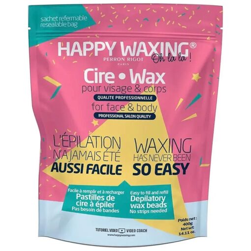 Refill Wax Beads - Easy To Apply - Painless Hair Removal - Smooth Gel Texture - Patented Formula Offers High Performance Results - Efficient for all Areas of the Body - 14.11 OZ - 400 G