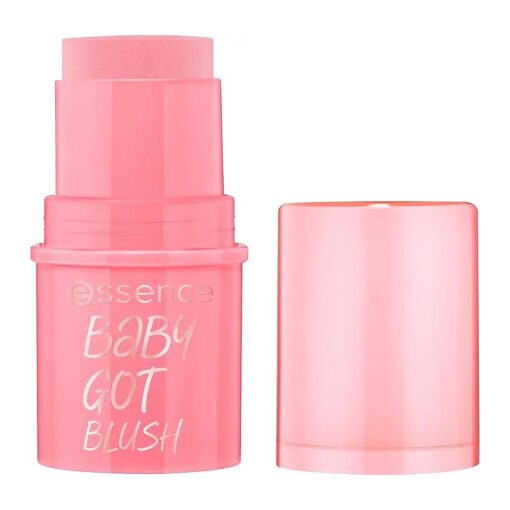 essence | Baby Got Blush ( 10 | Tickle Me Pink ) | Easy to Apply & Blend Pigmented Cream Blush Stick | Vegan & Cruelty Free | Free From Gluten, Parabens, & Microplastic Particles