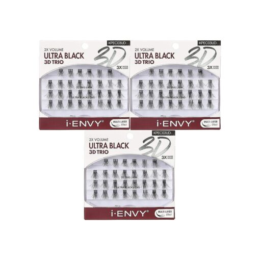 i-ENVY 3D Trio Ultra Black Long Lashes ( 3 PACK )