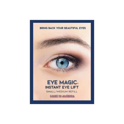 Eye Magic Premium Eye Lift ( S/M Refill ) Made in America, Instantly Lifts and Defines Droopy, Sagging or Hooded Eyes Safe for Daily Use