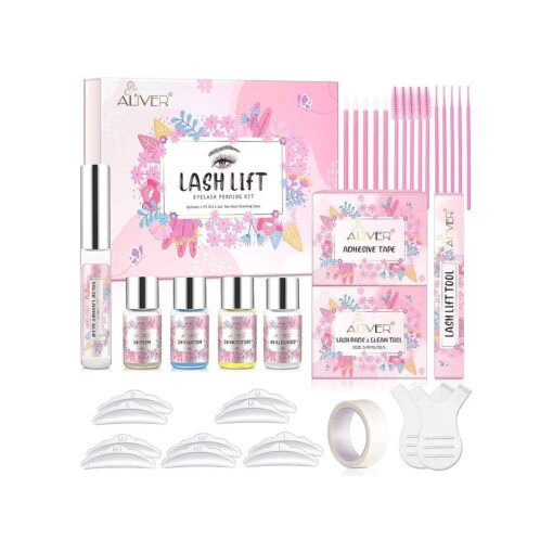 Lash Lift Kit Eyelash Perm Kit, Professional Eyelash Lash Extensions, Semi-Permanent Curling Lash Perm Kit Long Lasting Wave Lash Curling for Home or Salon Use Beautify Your Lashes